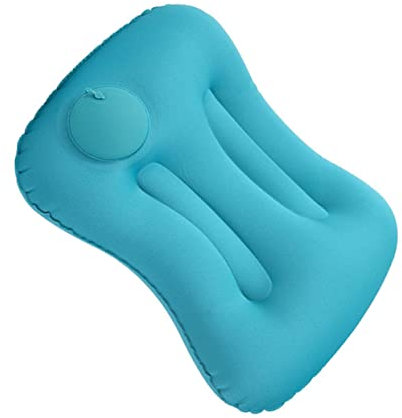 Cabilock 2stücke Aufblasbares Campingkissen Leichtes Reisekissen Ergonomische Unterstützung Für Nacken Und Rücken Für Outdoor-aktivitäten Reisen Und Einsatz Im Flugzeug
