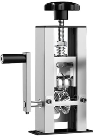 Mulcort Dénudeur de fil manuel,Machine à dénuder manuelle 1 à 25 mm,lame tranchante,dénudeur de fil entraîné par perceuse avec support de manivelle,utilisation avec une perceuse électrique manuelle