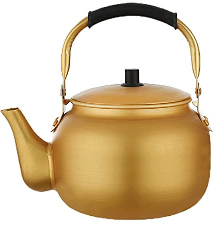 Bouilloire de service à thé coréenne en aluminium pour le riz, le vin, la cuisine, le lait, l'eau, la soupe