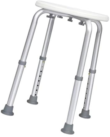 Baluue Sgabello Antiscivolo Per Doccia e Vasca Seduta Comfort Per Anziani e Disabili Design Compatto e Salvaspazio Struttura Robusta e Sicura Per Bagno