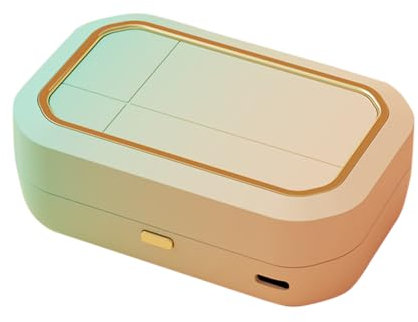 Máquina de limpieza de lentes de contacto, limpiador ultrasónico de lentes de vibración, con 4 modos de sincronización y mesa de limpieza extraíble para limpieza de lentes de contacto