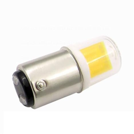eufeifeiegds Bombilla LED BA15D de 5 W, 120 V, 230, regulable, base bayoneta doble contacto, T3/T4, bombilla tipo maíz for costura M(Warm White 3000K,5W 110-130V)