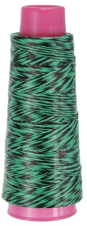 QUARKZMAN Bogenschießen Recurve Bogensehne Wickelgarn 120 Yard / 110 m Nylon Bogensehne Für Recurve Bogen Compound Bogen Peep Sight Nock Point (Grün/Schwarz)