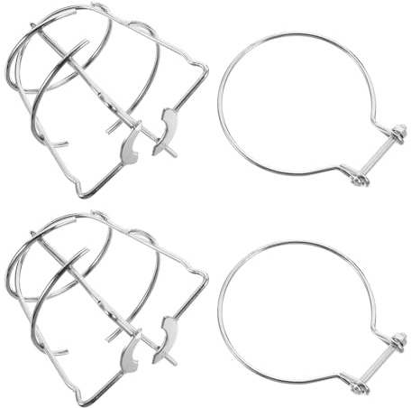 JOINPAYA Lot de 2 Protections Tête de Sprinkler en Fer Robuste, Couvercle de Sprinkler pour Tête Pendante, Horizontale et Verticale, Cage de Protection Anti-impact pour Système