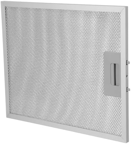 DONFAMDS Cooker Hood Filters Aluminium Mesh Grease Filter, Easy Clean Detachable Range Hood Grease Replacement for Kitchen Stove Vent and Open Kitchens, 12.58x10.22in