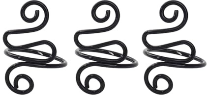 3 st justerbara virkade ringar för finger, flätade stickringar garn spänning för virkning stickning tillbehör aluminium garn virkning