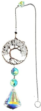Gravel Life färgpläterat trädglashängande halsband - unika naturinspirerade smycken