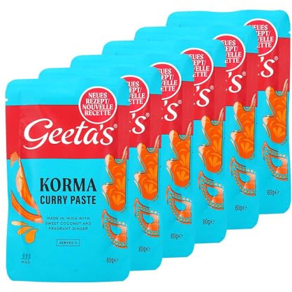 Geeta's Curry Paste - Korma (80g) - Pack of 6