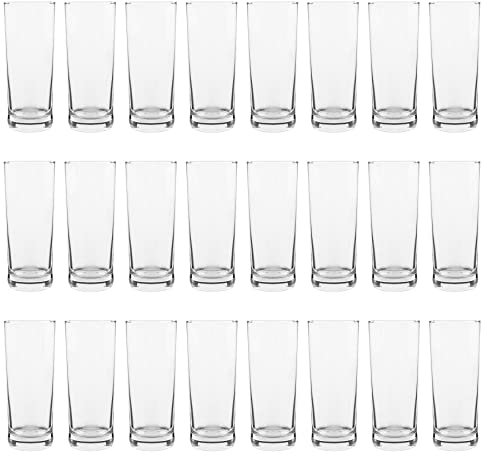 Argon Tableware 24 Piece Highball Glass Set - 360ml - Classic Collection - Large Whiskey Tumbler Cups Dishwasher Safe Highball Glass Modern Water Drinking Hiball Glasses