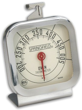 Taylor Cook Rite Oven Thermometer, Stainless Steel, Silver