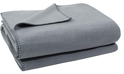 Zoeppritz Decke in der Farbe: Grau, aus 65% Polyester, 35% Viscose hergestellt, Größe: 160x200 cm, 103291-935-160x200