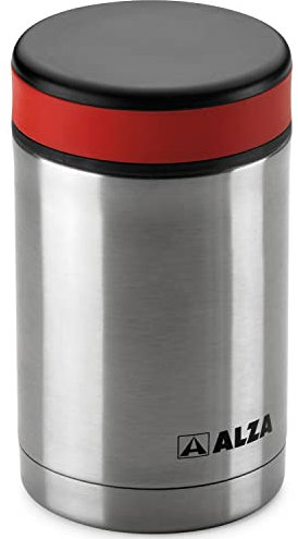 Alza - Bambino termo papillero para bebé, 500 ml, fabricado en acero inoxidable, con cierre hermético, sólidos y líquidos, apto para comidas calientes y frías, papilla, puré, fruta