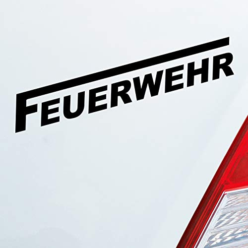 Hellweg Druckerei Feuerwehr langes F Leben Retten Löschen Bergen Auto Aufkleber Sticker Heckscheibenaufkleber