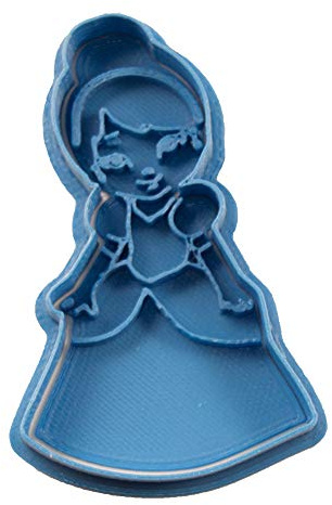 Cuticuter Cenicienta Cortador de Galletas Princesa, Azul