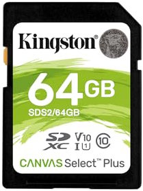 Kingston Canvas Select Plus SD - SDS2/64GB Class 10 UHS-I