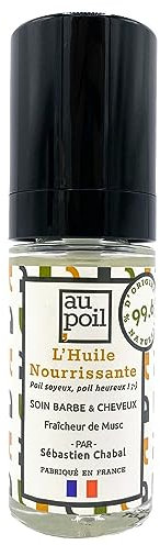 AU POIL l'Huile nourrissante Barbe Fraicheur de Musc par Sébastien Chabal