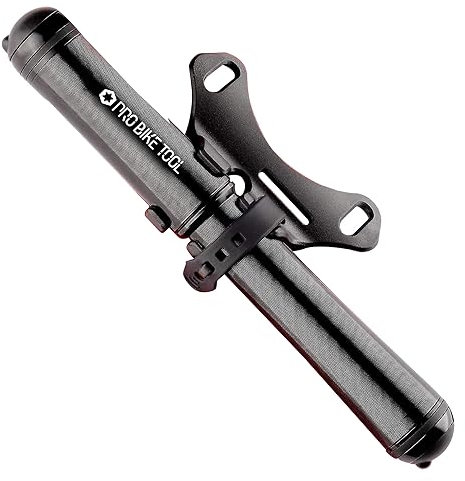 Pro Bike Tool Mini-Fahrradpumpe, Premium-Edition, Fahrrad-Ausrüstung, kompatibel mit Presta- und Schrader-Ventilen, Hochdruck Psi, Fahrradpumpe für Straße und Berge