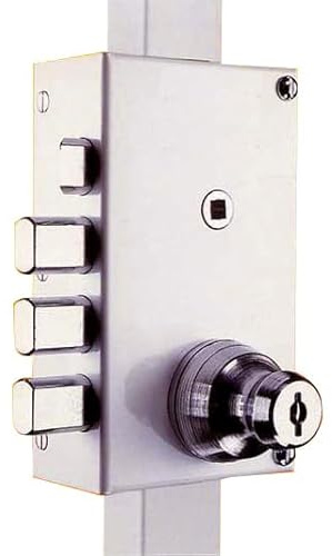 Serrure multipoints en applique Série 448 coloris blanc A2P* gauche - MOTTURA - 30448AS5NXHAFS