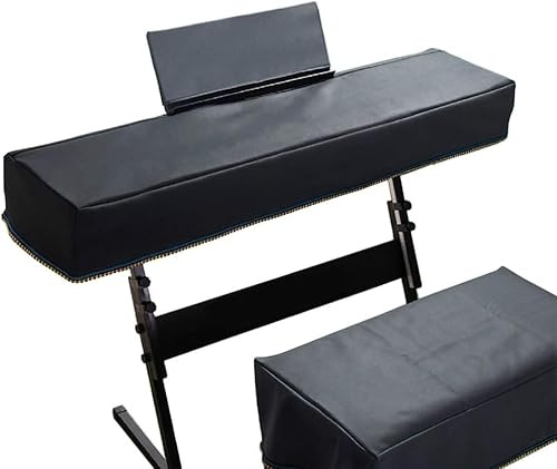 Baitang Extra Dicke Baumwolle Staubschutz mit Notenständerabdeckung, Länge 148cm Breite 47cm, Nettogewicht 2lbs, Black