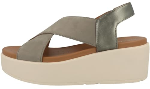 Geox Sandalo da donna D XAND 2.2S B Wedge, SAGE, 36 EU, salvia, 36 EU