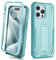 ORETECH for iPhone 15 Pro Max Case,[Built-in Tempered Glass Screen Protector] [Built-in Kickstand] [Heavy Duty Protection] Full Body Shockproof Anti-Silp Cover for iPhone 15 Pro Max Phone Case - Green