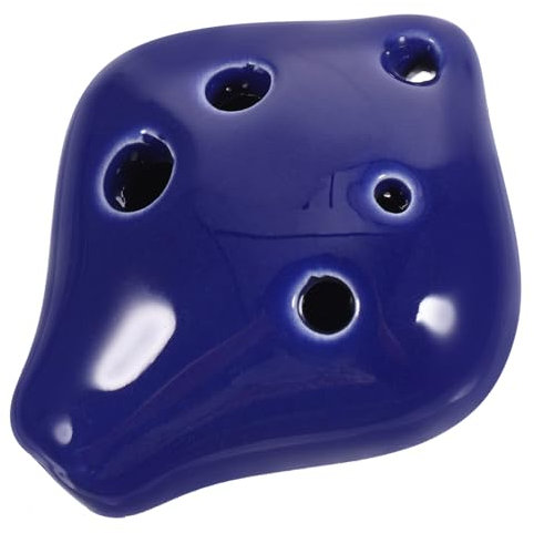 SHOWERORO Keramik-okarina Musikinstrument Kleine Tragbare Okarina Für Anfänger Junge Mädchen Und Erwachsene Klarer Klang Langlebig Und Einfach Zu Spielen