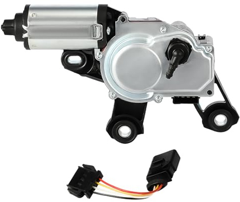 GEARLEADER 4G9955711A Rear Wiper Motor Windscreen Windshield Motor Replacement With Wire 4G9955711C 8U0955711A For AUDI A1 A6 Q3 8X 2010-2018 | With Wire Assembly, Replace 4G9955711C 8U0955711A, Reliable Performance, Fit for Audi 2010-2018