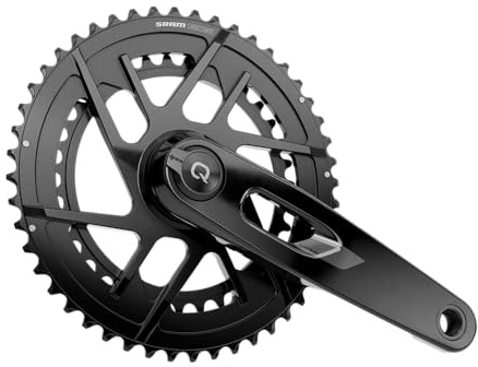 SRAM Rival Kurbelgarnitur für AXS-Leistungsmessgerät, 160 mm, 12-Fach, 46/33t, direkte Montage mit 8 Bolzen, Dub PM-Dorn, schwarz, E1