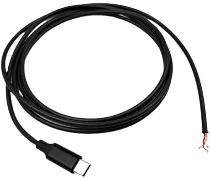 Oxxggkao 100-300 cm de long type C mâle vers fil nu à extrémité ouverte pour casque d'écouteur stéréo TRRS connecteurs de remplacement