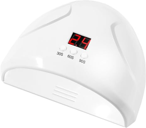 BIUDECO Sèche-ongles LED 36w 12 Lampes Minuteur Intelligent 30/60/90s Capteur Automatique pour Vernis Gel Manucure et Pédicure Professionnelle Blanc