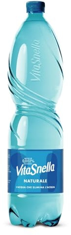 Vitasnella Acqua Oligominerale Naturale, 12 Bottiglie, 1,5 Lt