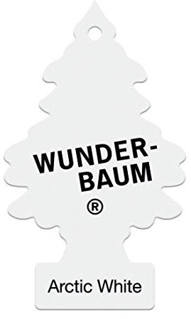 Little Trees Air Freshener Tree MTR0061 Arctic White Fragrance For Car Home Boat Caravan - Single Pack