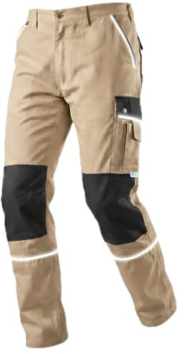 TMG Arbeitshose Herren mit Kniepolstertaschen Style in Übergrößen erhältlich - Robuste Arbeitskleidung für Männer, Bundhose Herren, Langlebige Arbeitshosen für Handwerker, Maler und Bauarbeiter