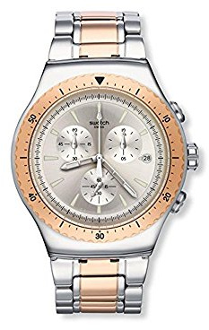 Swatch Herren Armbanduhr Digital Quarz Edelstahl YOS452G