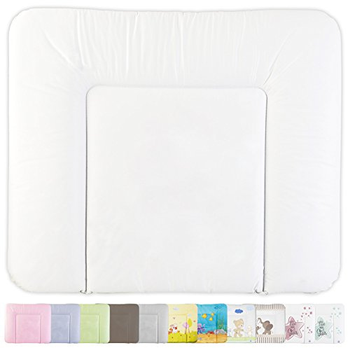 Rotho Wickelauflage 72x85 cm weiß PVC Wickelauflage mit erhöhtem Rand für bis 25 kg