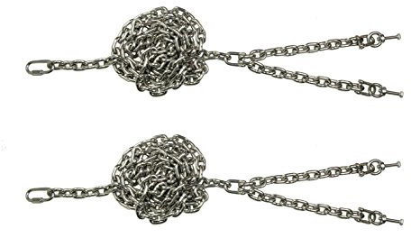 KAMERO Edelstahl V4A, Schaukel-Aufhängung, 2,50m, Schrauben 5cm, Set zum Schaukel selber Bauen | Schaukel-Montage-Set für Erwachsene und Kinder.
