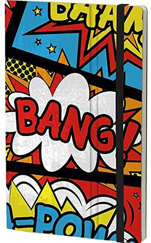 Stifflexible Pop Art Notebook 5 X 8.25, 192 Pages, 85 gsm Natural White Paper (039M)