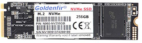 Goldenfir - Disco rigido SSD M.2 PCIe NVME da 256 GB