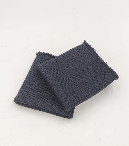 Puños elásticos con canalé para ropa ideales para rematar tus prendas o sustituir tus viejos puños. Elige color (MARINO OSCURO(052))