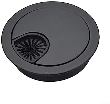 50mm 60mm 80mm Desk Metal Grommet Table Cable Tidy Wire Hole Cover Chrome Brush