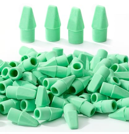 Mr. Pen- Pencil Erasers Toppers, 120 Pack, Green, Erasers for Pencils, Pencil Top Erasers, Pencil Eraser