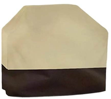 JMORCO Grillabdeckung Wetterfest 420D Oxford Tuch Outdoor BBQ Abdeckung wasserdichte Ofen Abdeckung Anti-Staub Beige Grill Abdeckung Gas Holzkohle Elektrische Schutzhülle (Color : 420D 190x61x117cm)