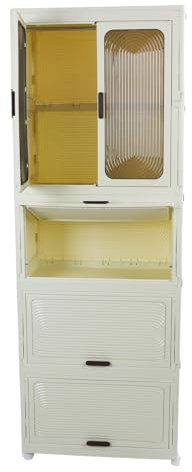 NOENNULL Kinder-Kleiderschrank, Baby-Kleidung, Aufbewahrungsschrank, Kinder-Garderobe, Faltbar, Kunststoff, Baby-Kleidung, Großer Schrank, Kleiderschrank Schlafzimmer,
