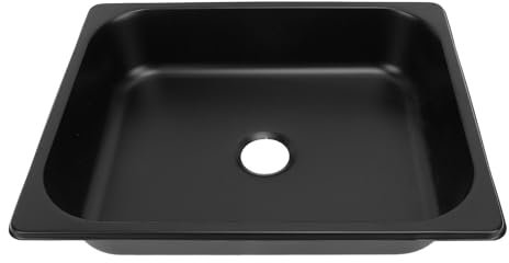 Wohnmobil-Waschbecken, Wohnmobil-Badezimmerwaschbecken, 325 X 265 X 65 Mm, Tragbares Waschbecken aus 304 Edelstahl mit Gummidichtung für Wohnwagen, Wohnmobil, Boot (Kunststoff