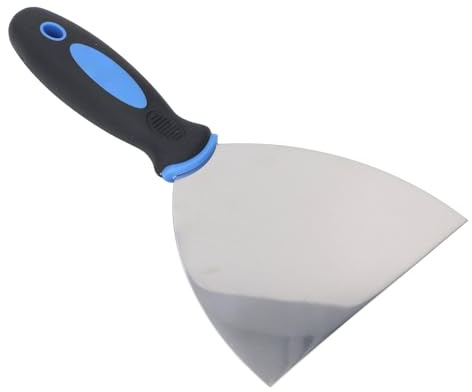 Generic Raschietto per la Riparazione del Muro a Secco, Impugnatura Comoda Robusta Arrugginitura del puttà di Appennare il Foro 2 Pc per Riparare le Crepe di Ammaccature (5 pollici)