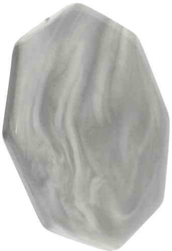 AKOOSY Piastra Ceramica Sottobicchiere Resistente al Calore per Sigillo di Cera Tappetino Antiaderente per Demoulding Veloce e Protezione Superficie Design Marmorizzato Ottagonale