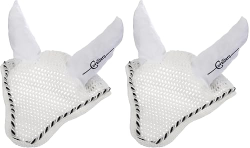 KERBL Classic Protection des Oreilles pour Cheval - Blanc (Lot de 2)