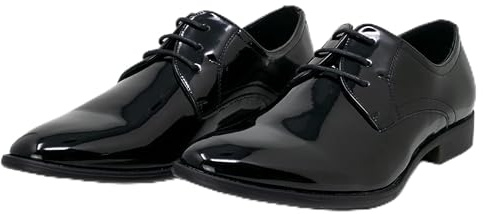 Smokies Hommes Chaussure de Mariage Edward synthétiques Classique avec Doublure en Cuir (44 EU, Noires)