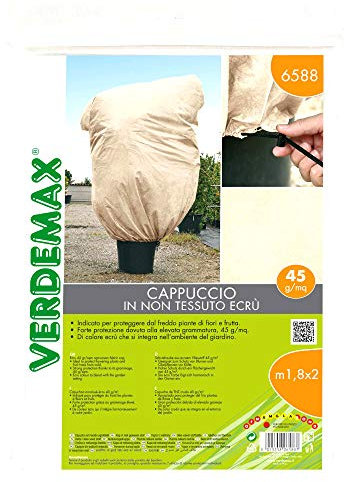 Verdemax- Cappuccio Tessuto Non Tessuto 1,8 x 2 Metri