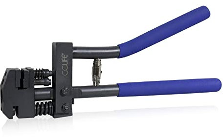 CCLIFE Kombinierte Absetzzange Ø5mm Lochzange Falzzange Karosseriezange Blechlocher zum Lochen und Falzen